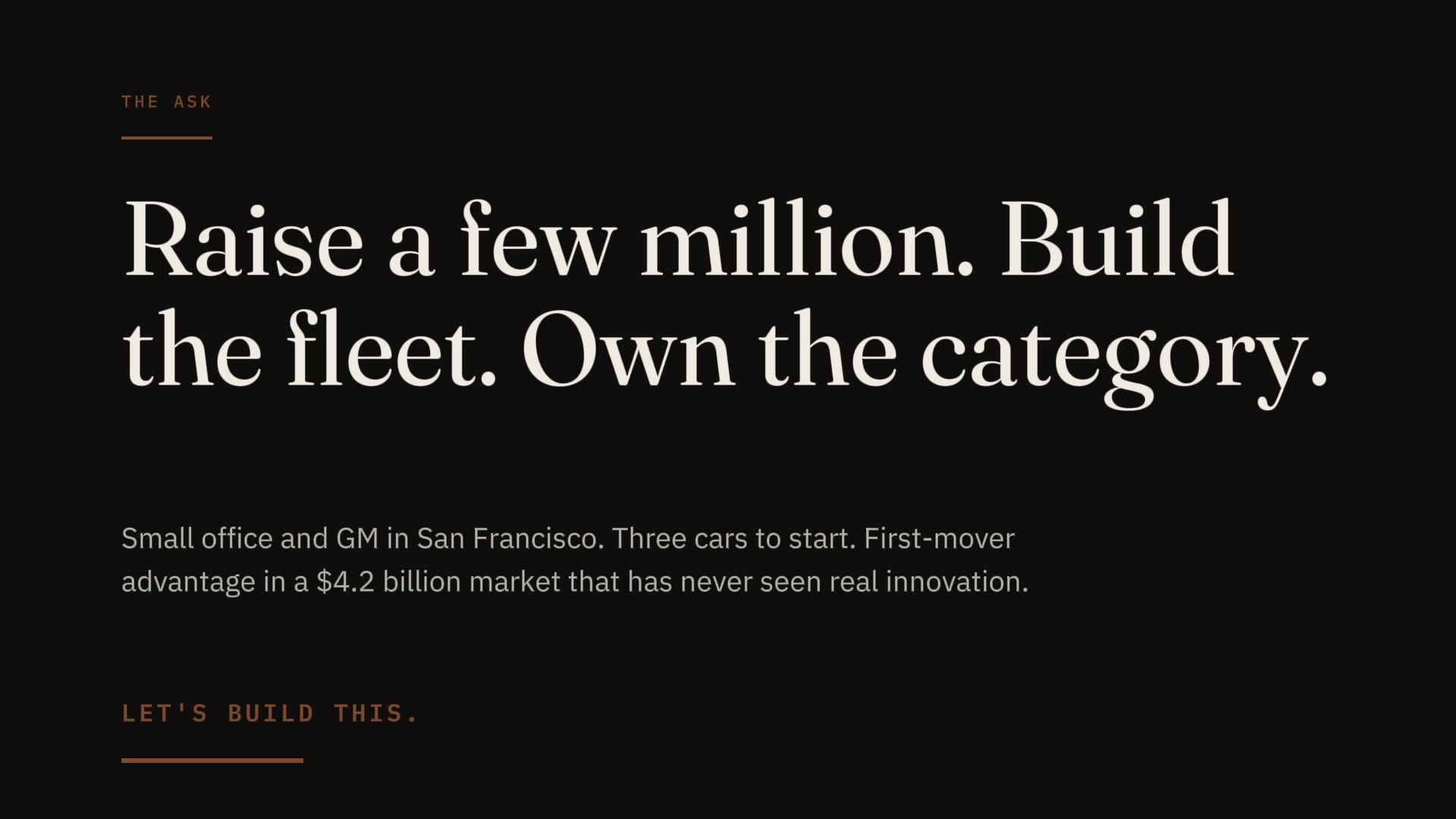 Slide 09 — Progress to Date, UberCab restaged 2026